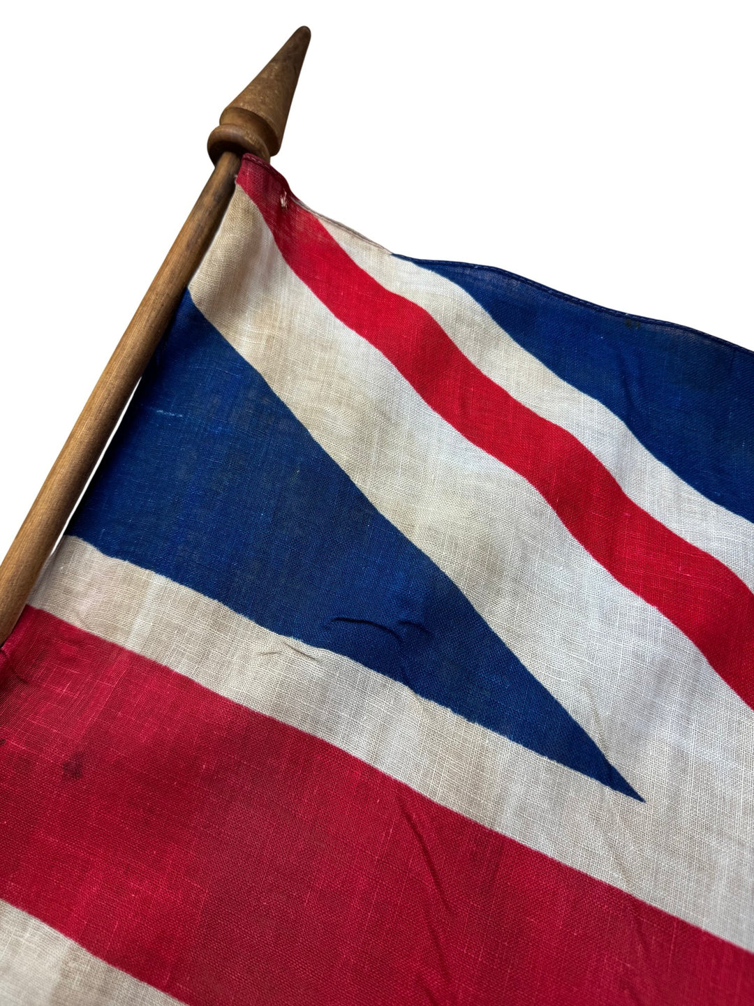 Union Jack Flag with Wooden Pole