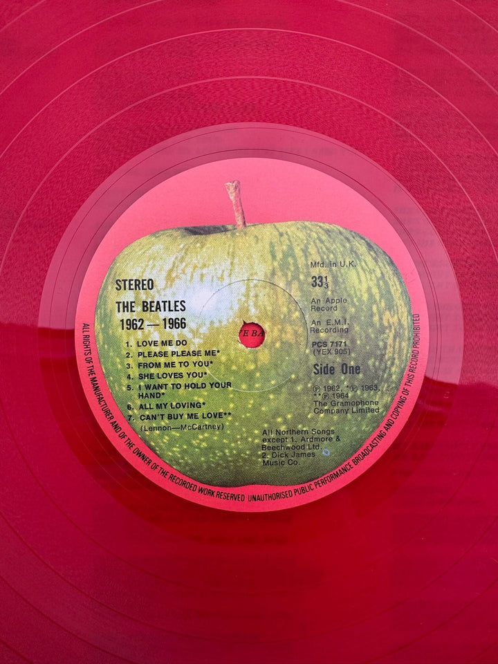 The Beatles Red Vinyl 1962-1966 Album - Very Good