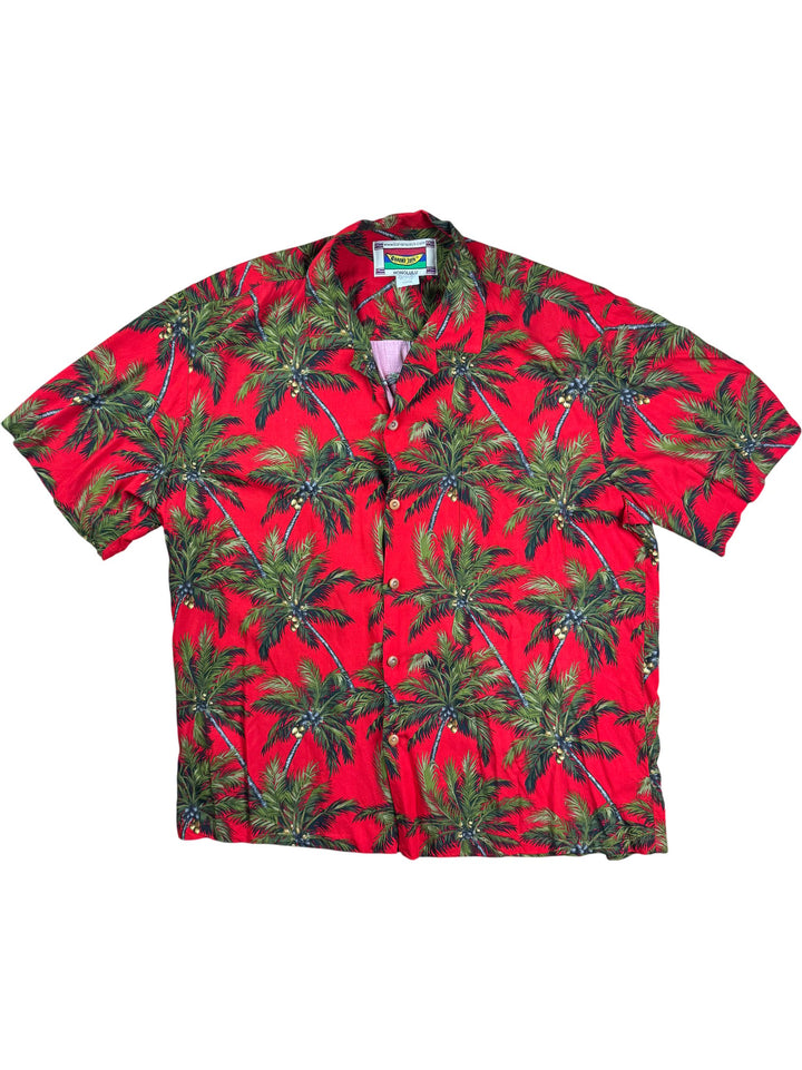 Banana Jack Hawaiian Palm Tree Shirt - XL