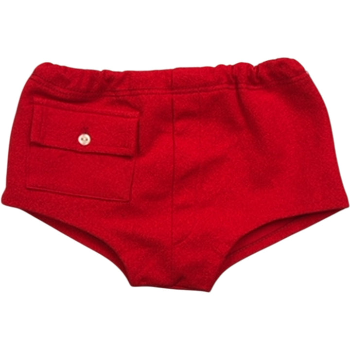 Red Shorts with Pocket - XS - Think Vintage