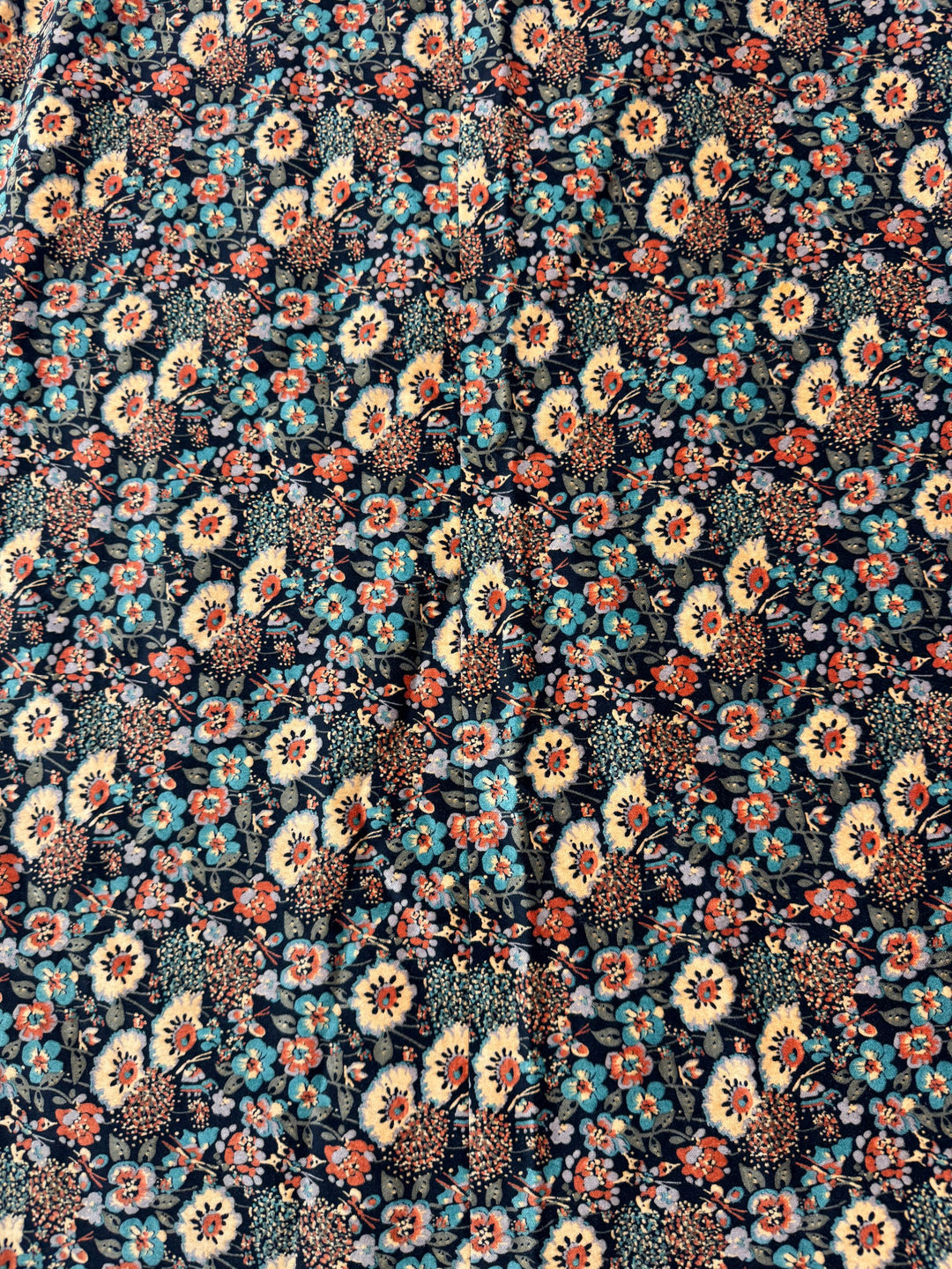 St Michael Floral Maxi Skirt - S - Think Vintage