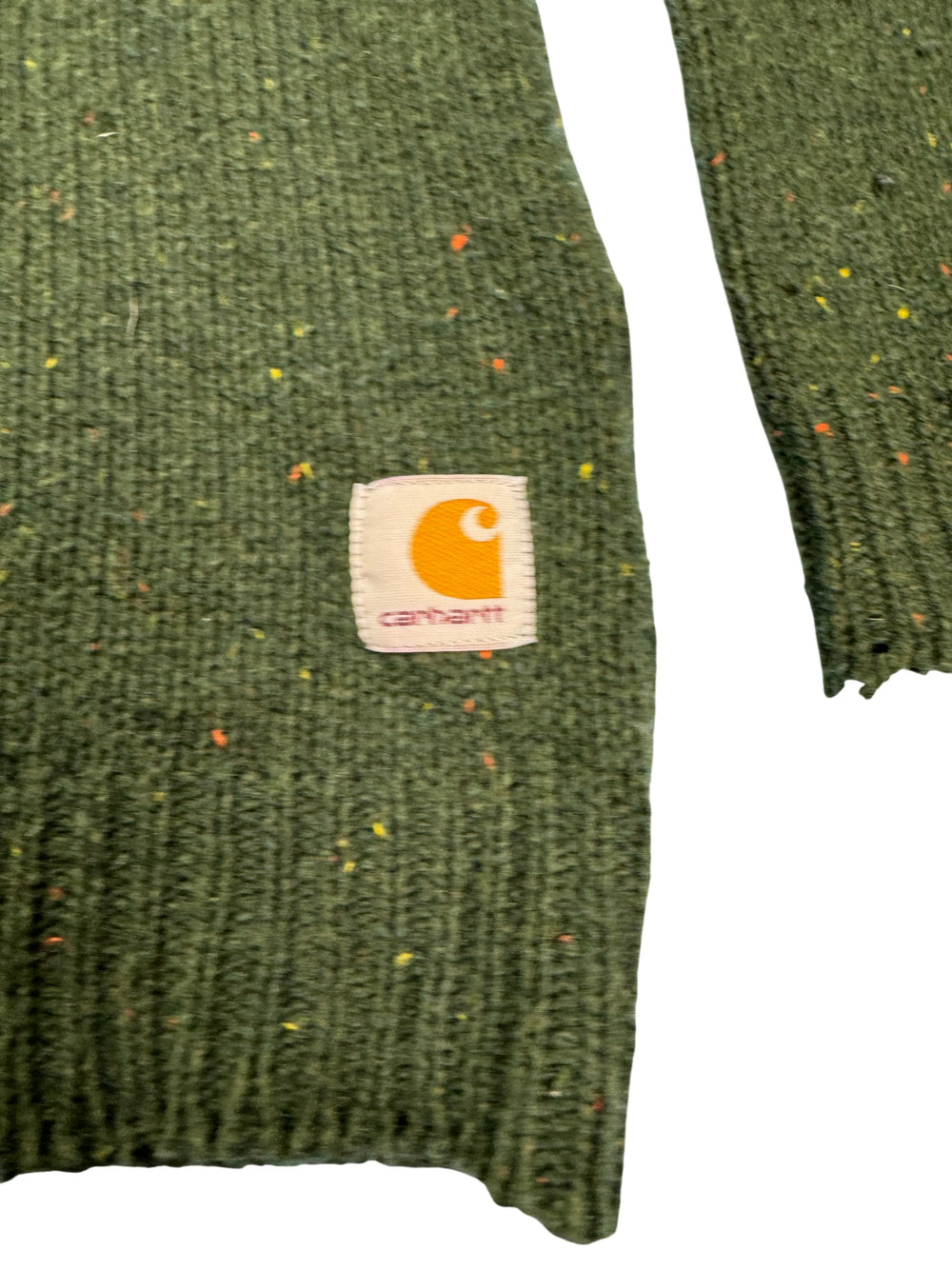 Carhartt Anglistic Green Sweater - Think Vintage