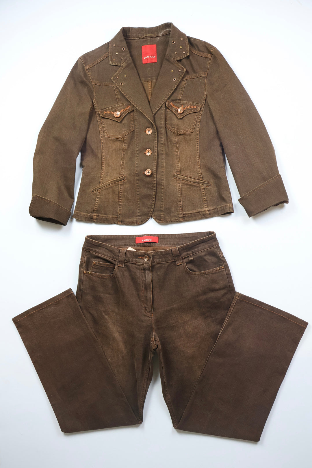 Vintage Y2K Three Piece Denim Suit