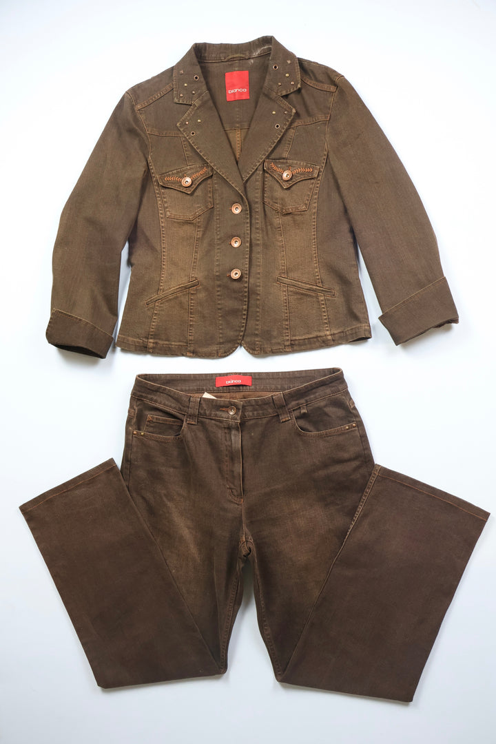 Vintage Y2K Three Piece Denim Suit