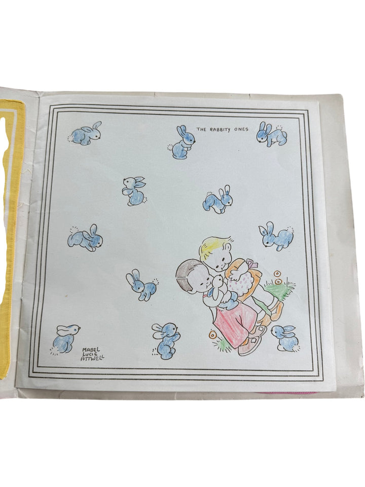 The Lucie Attwell Hanky Painting Book Vintage Collectable