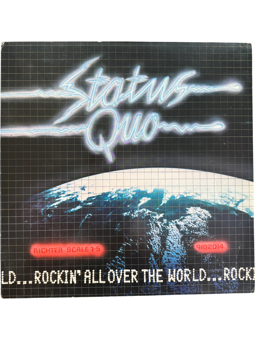 Status Quo Rockin' All Over The World Vinyl Record - Good