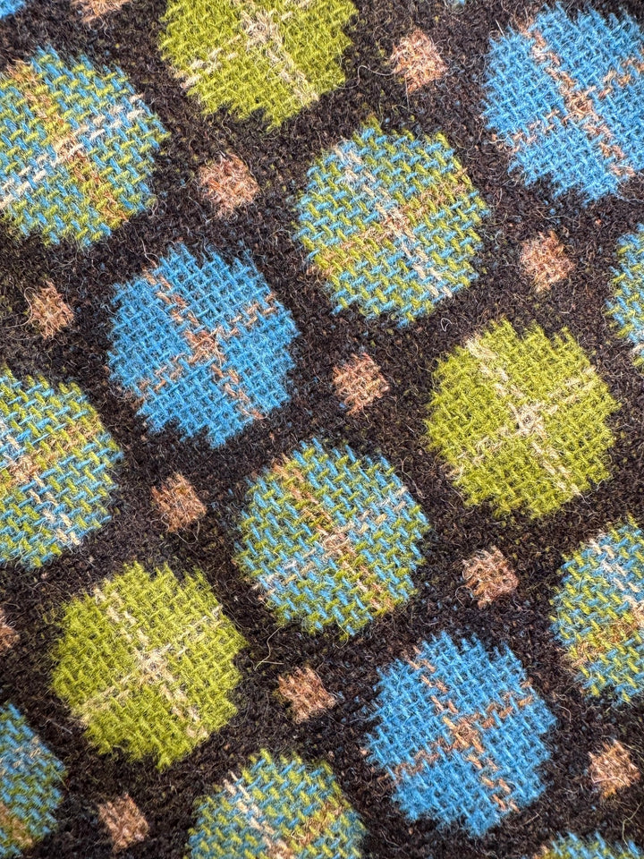 1960s Geometric Wool Blanket