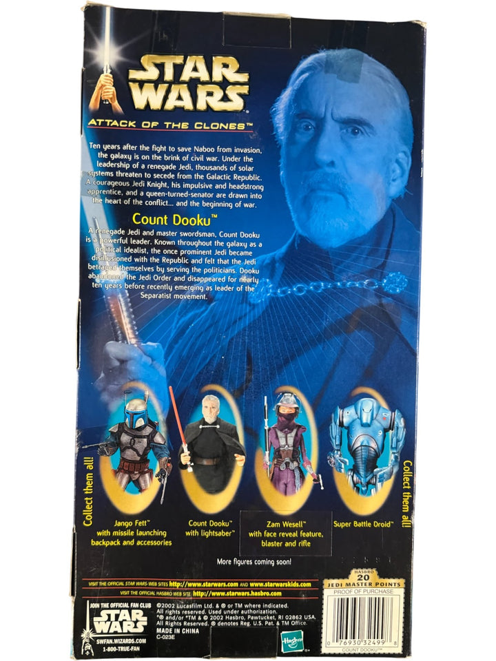 Star Wars Attack Of The Clones Count Dooku Figure