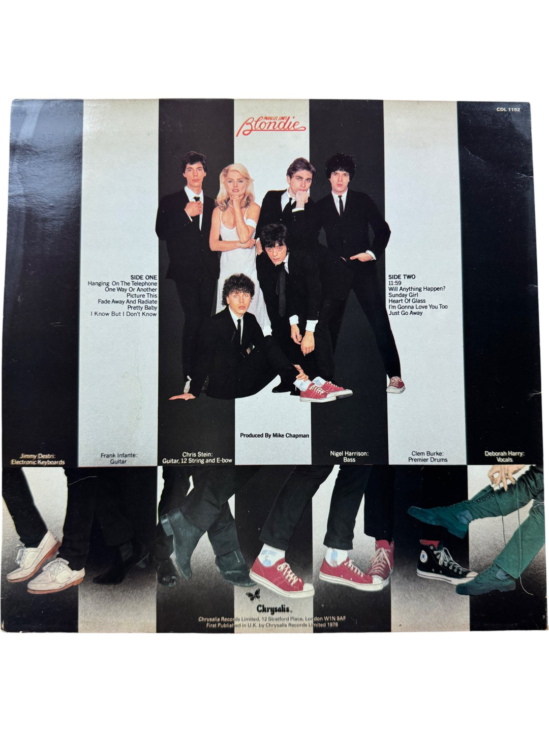 Blondie Parallel Lines LP Album - Very Good