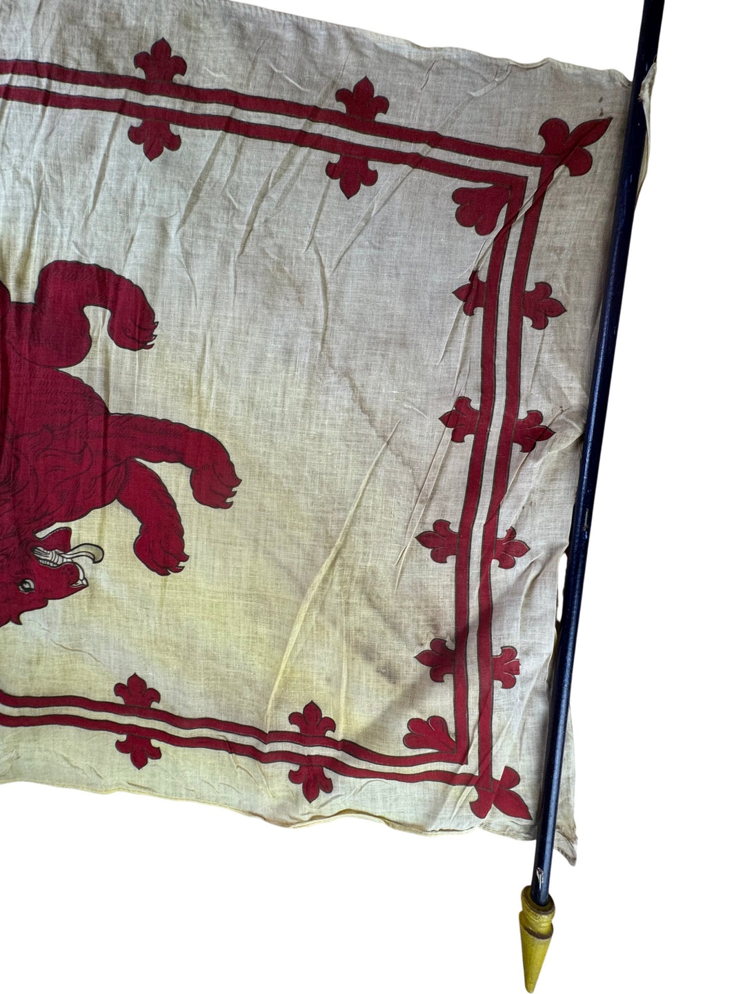 Lion Rampant Red Flag