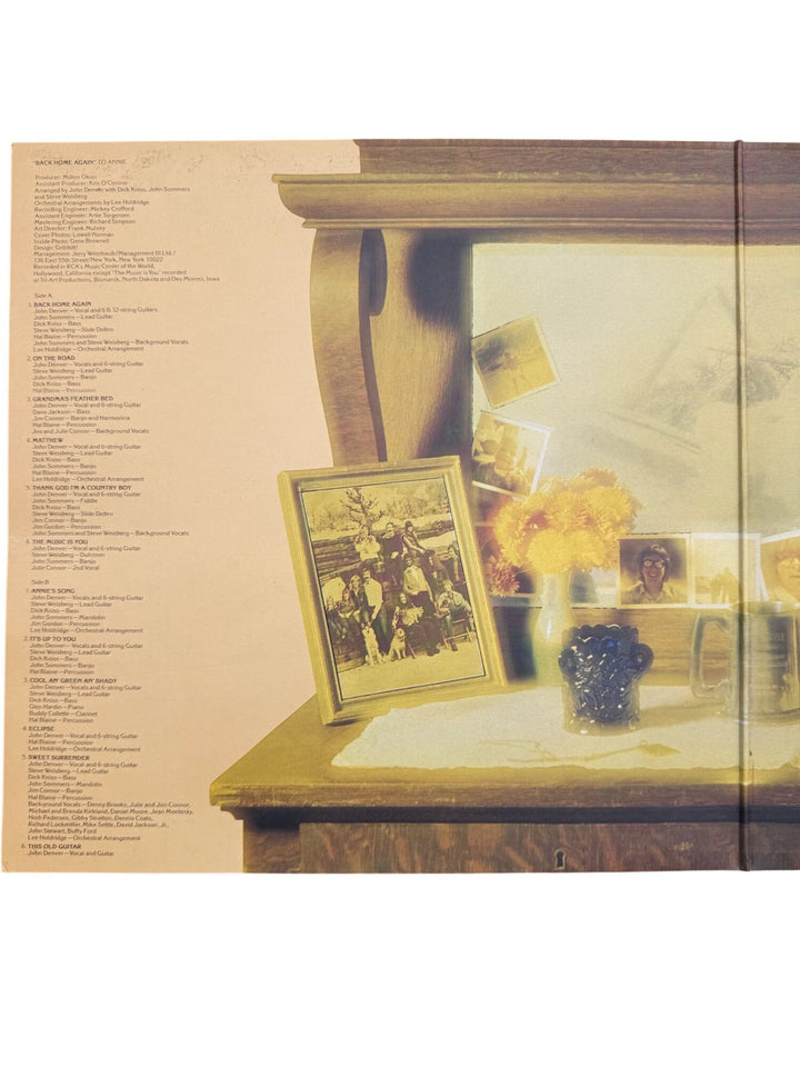 John Denver Back Home Again LP Record