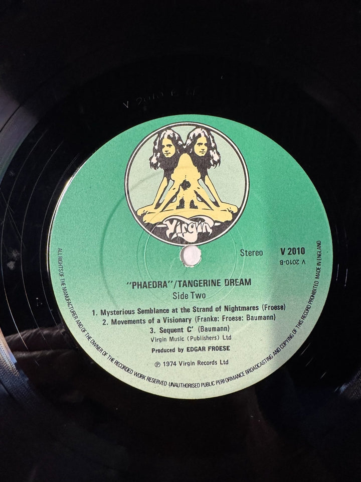 Phaedra Vinyl Album By Tangerine Dream - Good