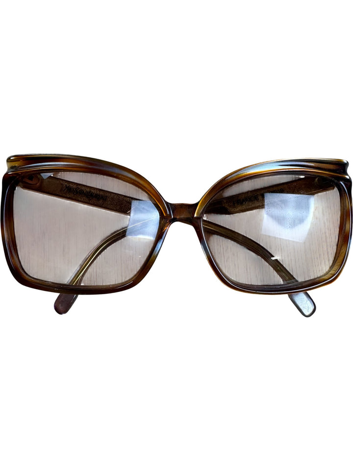 Yves Saint Laurent Brown Square Sunglasses