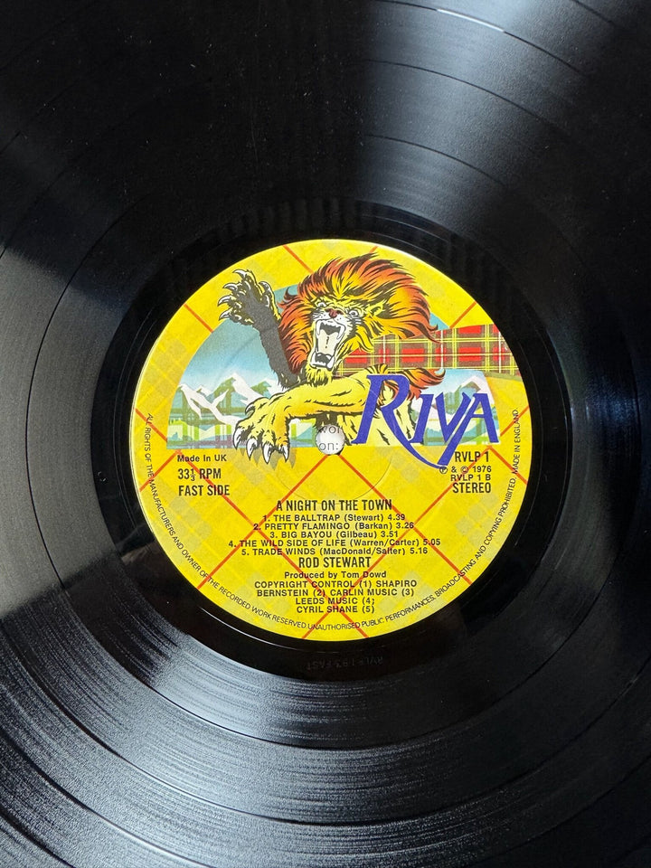 Rod Stewart A Night On The Town Vinyl - Very Good