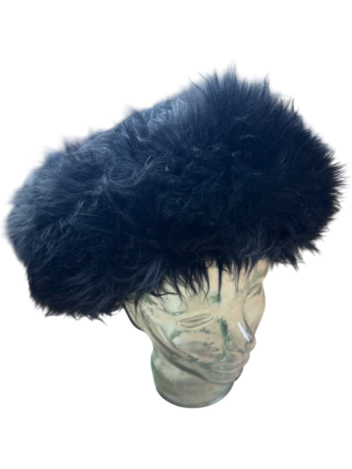 1970s Black Fur Cossack Hat