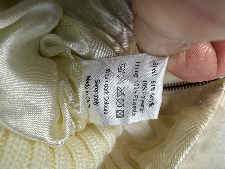 Jane Norman Faux Fur Trim Jumper- S