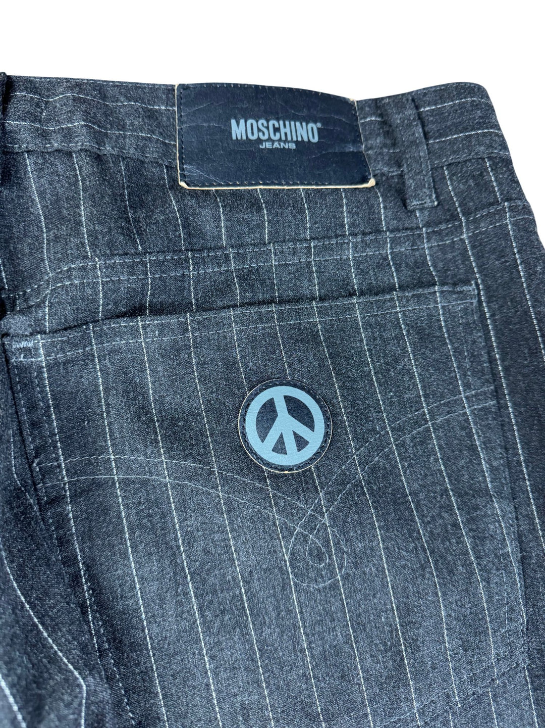Moschino Jeans Pinstriped Trousers - W37