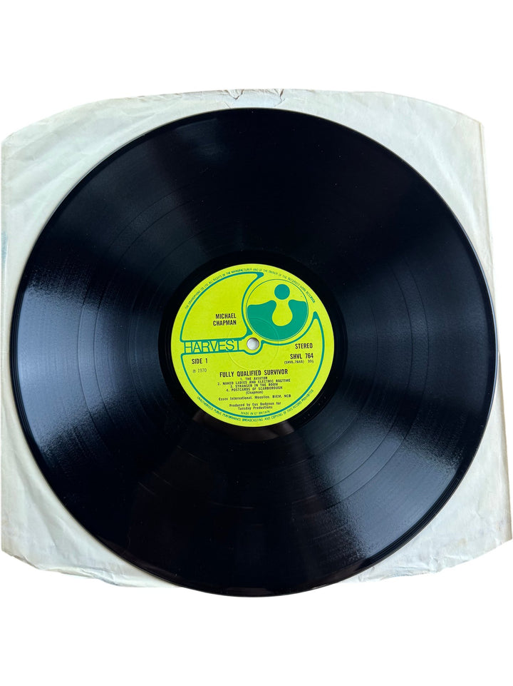 1970 Michael Chapman Vinyl Record Fully Qualified Survivor - Very Good
