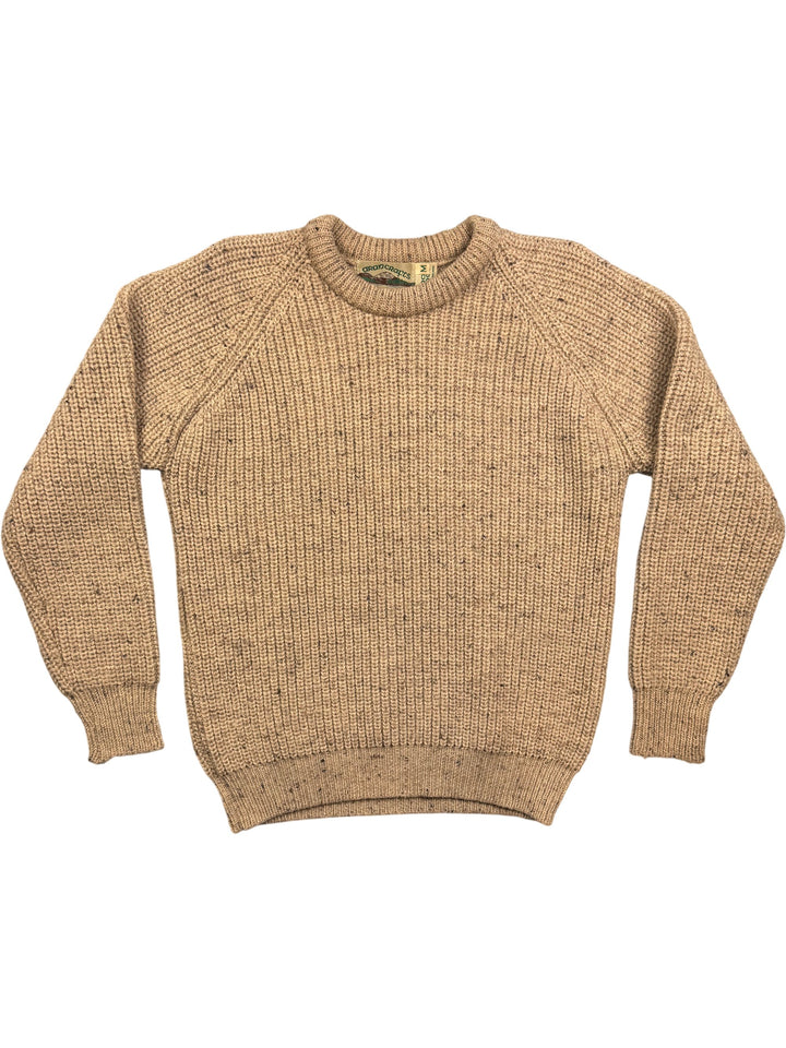 Aran Crafts Beige Wool Sweater - M