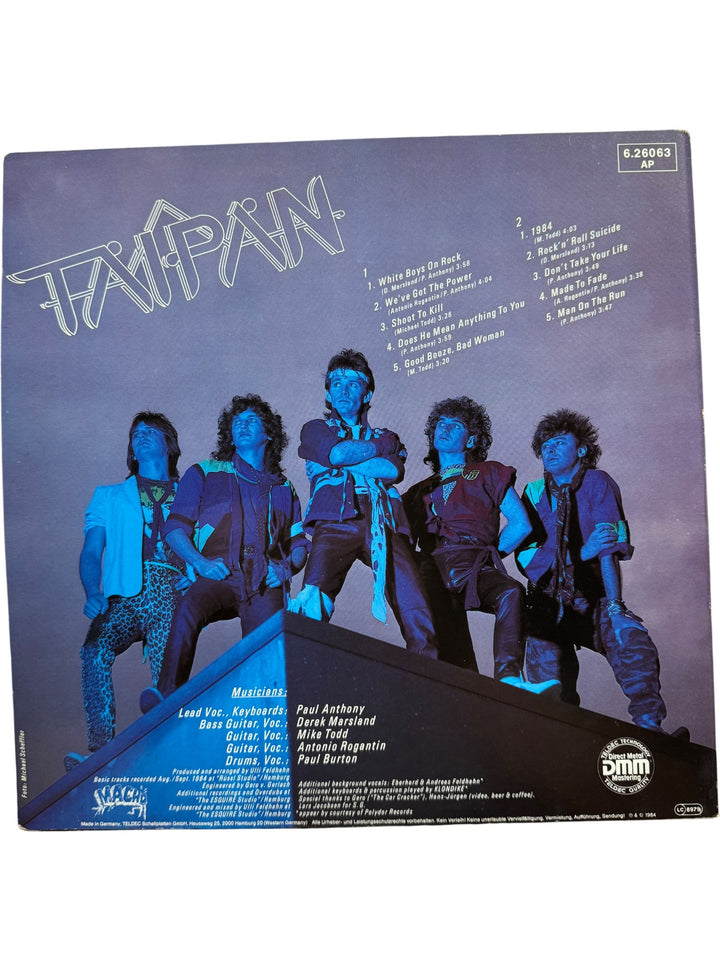 Taipan Self-Titled Vinyl Record - Very Good