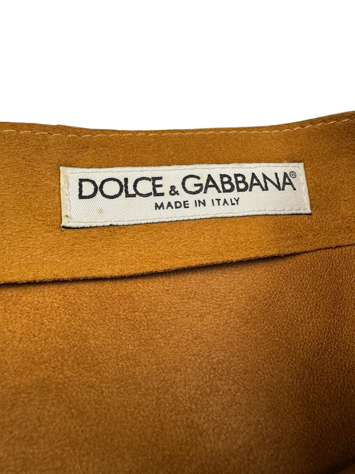 Dolce & Gabbana Leather Skirt - W31