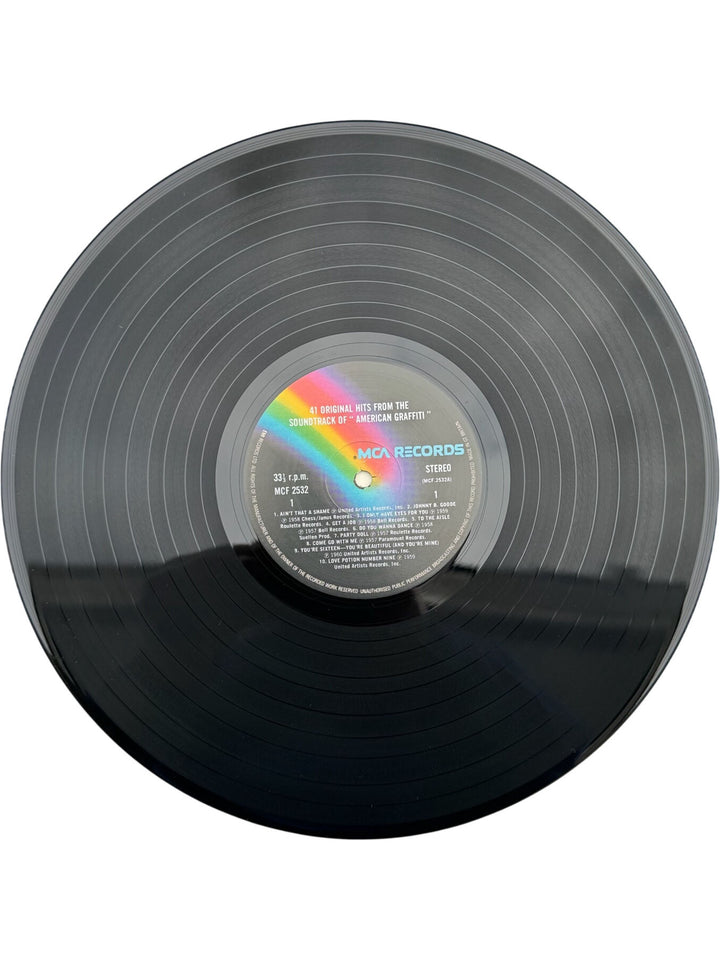 American Graffiti Soundtrack Vinyl Record- Very Good