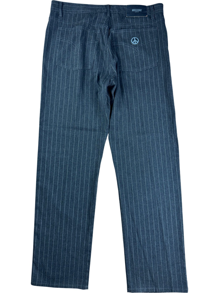 Moschino Jeans Pinstriped Trousers - W37