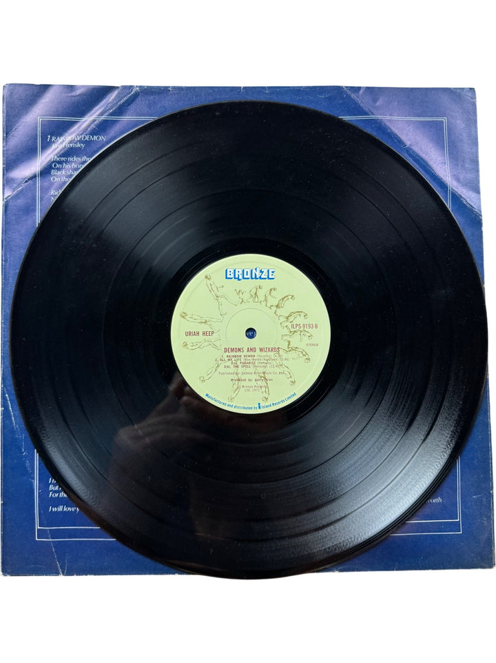 Uriah Heep Demons And Wizards Vinyl Record - Very Good