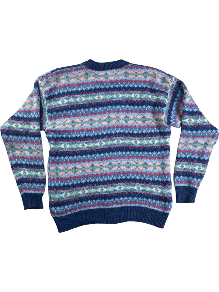 St Moritz Multicolor Wool Sweater - M