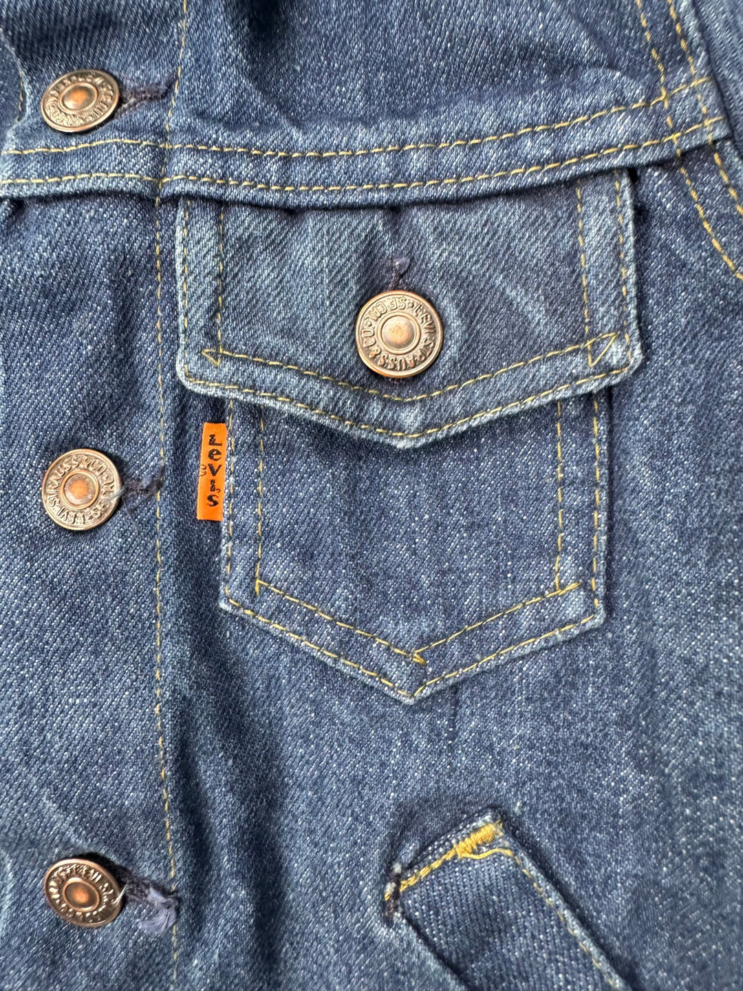 1970s Levi's Denim Trucker Jacket - Age 6/7