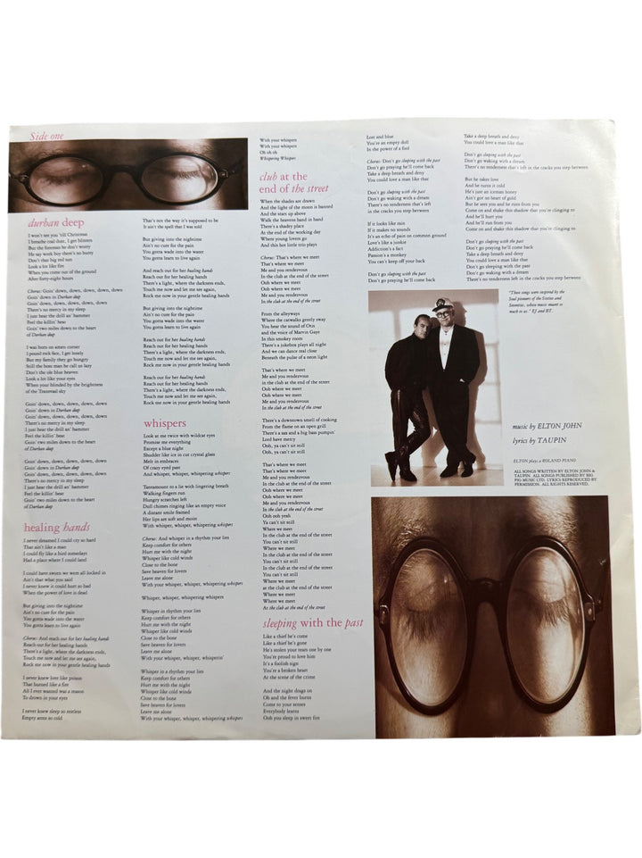 Elton John Sleeping With The Past Vinyl - Very Good+