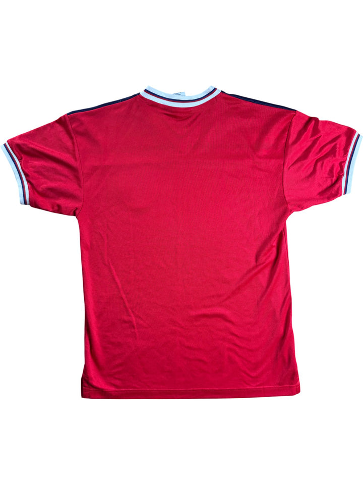 England Score Draw Retro Football Shirt - M