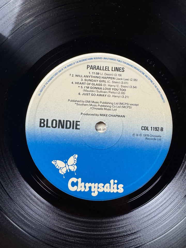 Blondie Parallel Lines LP Album - Very Good