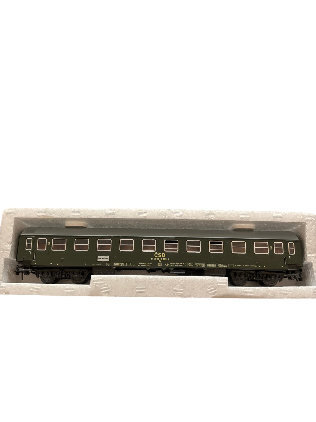 HO Scale Schicht Modellbahnwagen CSD Passenger Car