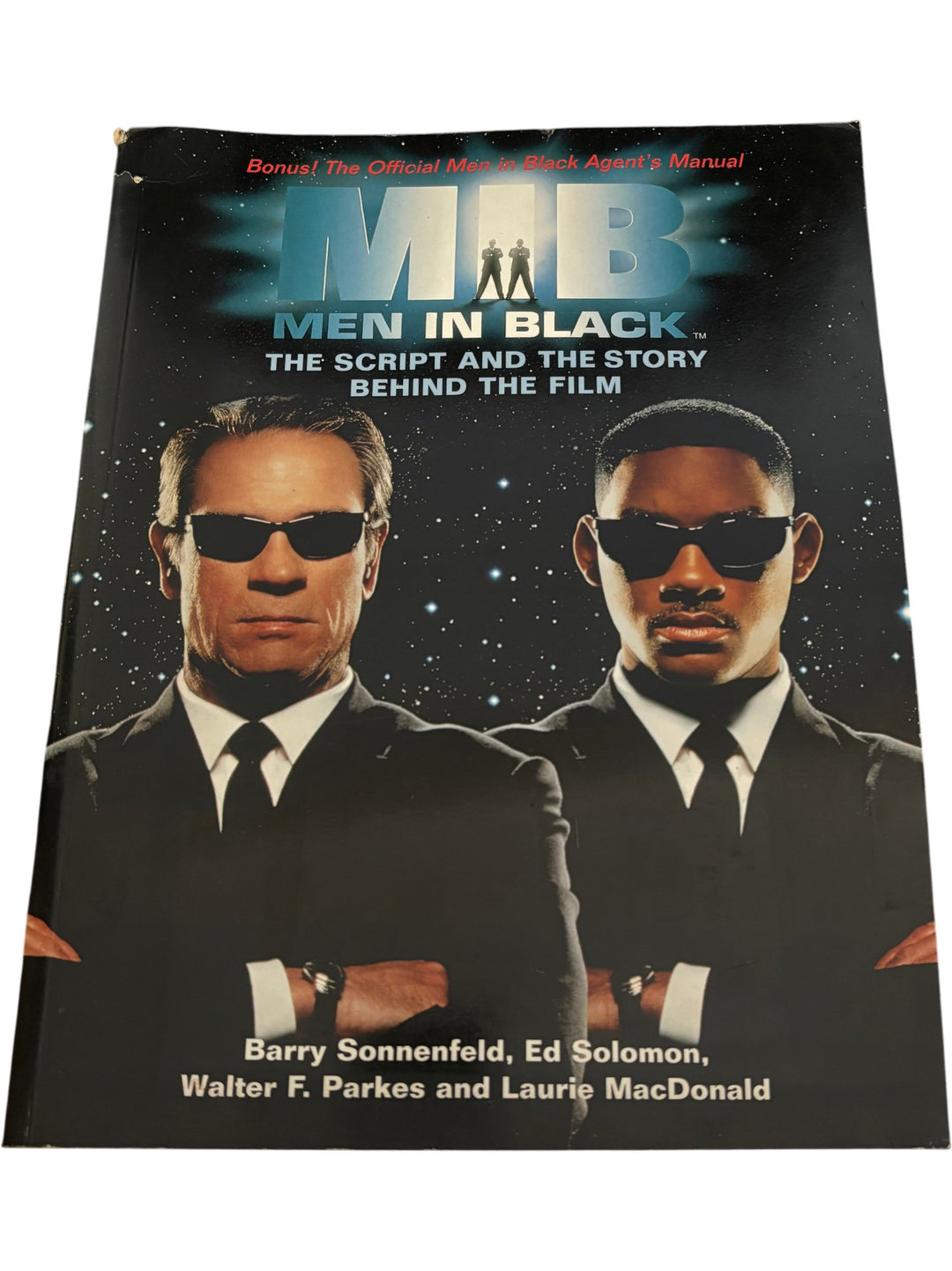 Men In Black Script And Story Book