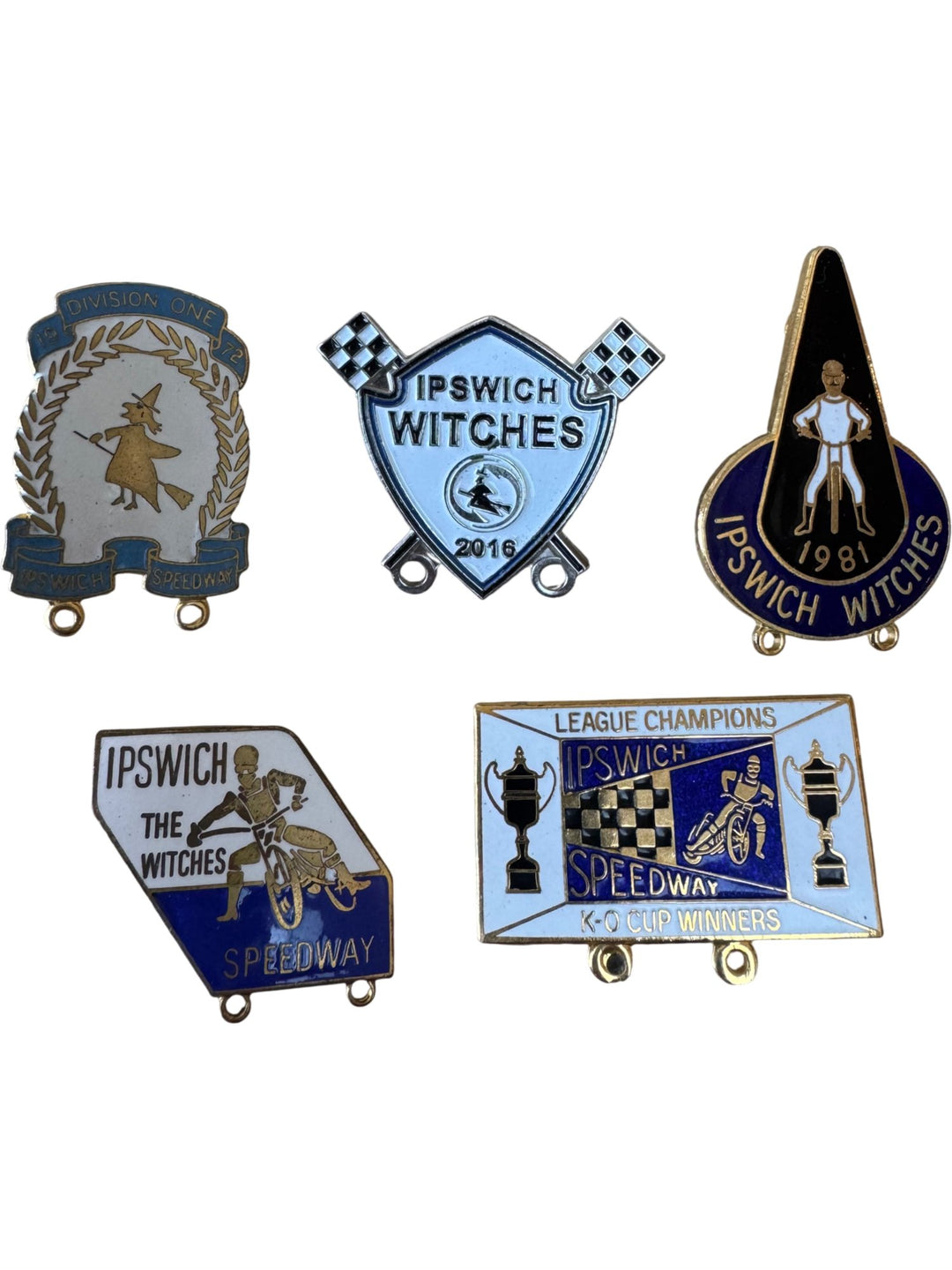 Ipswich Witches Speedway Badge Set
