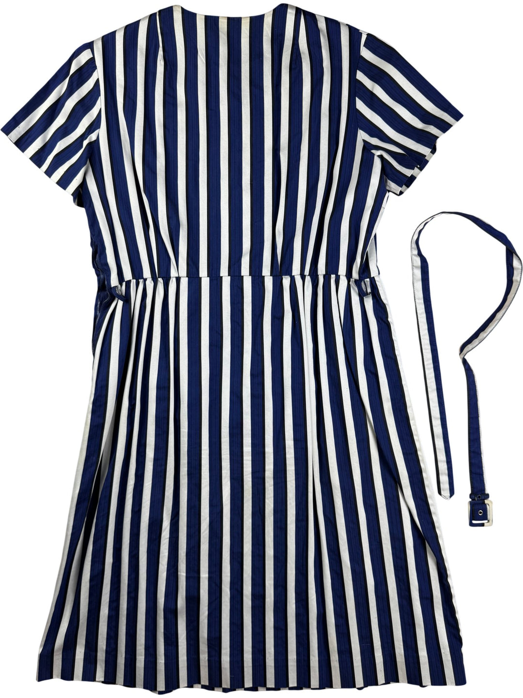 St Michael Cotton Stripe Dress
