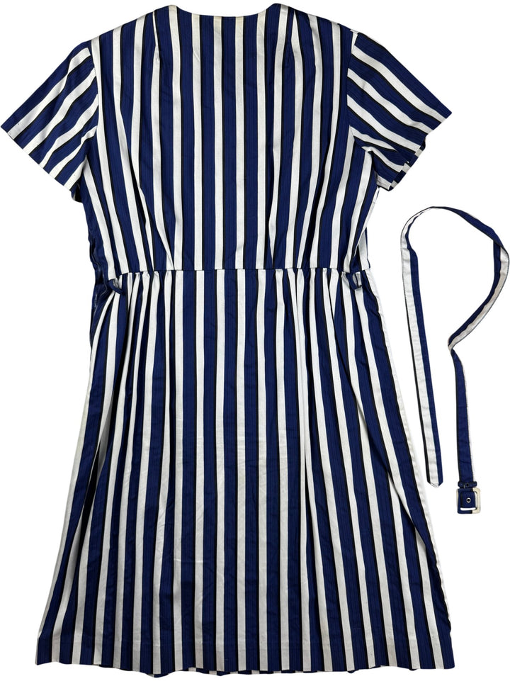 St Michael Cotton Stripe Dress