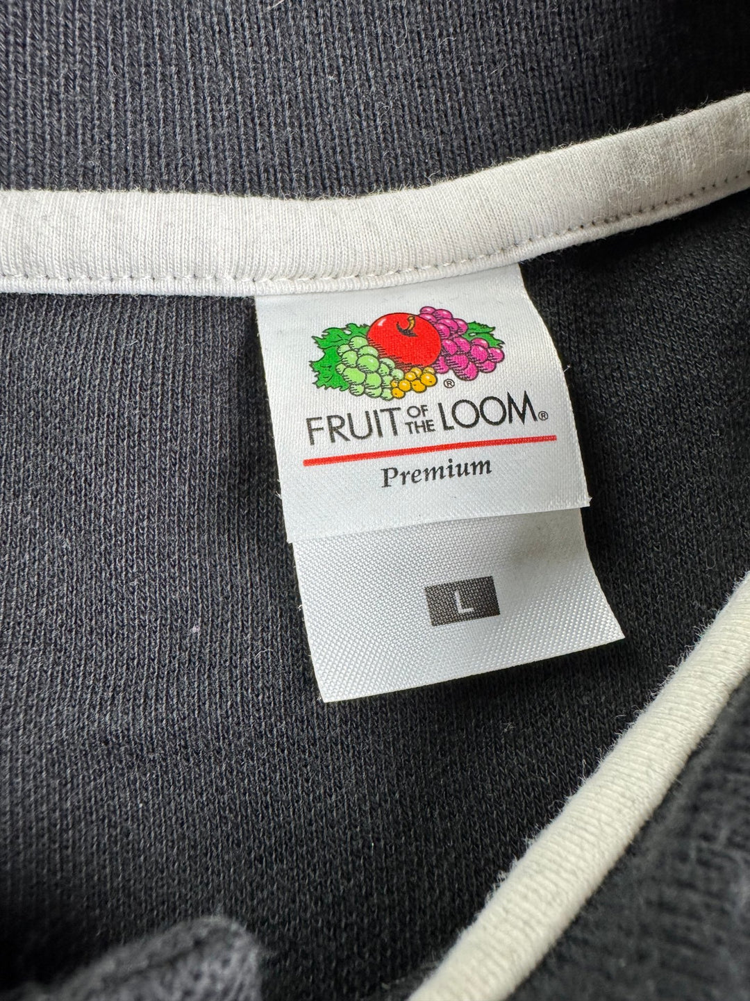 Fruit Of The Loom Black Polo Shirt - L