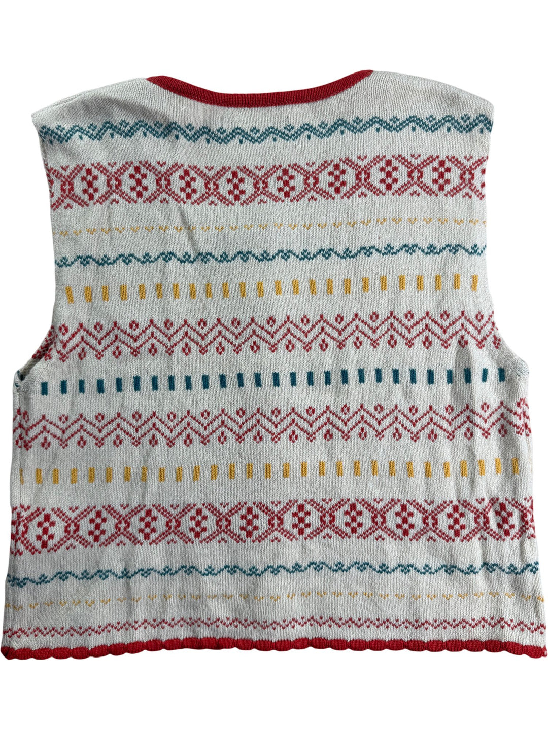 Gudrun Sjödén Patterned Knit Vest - S