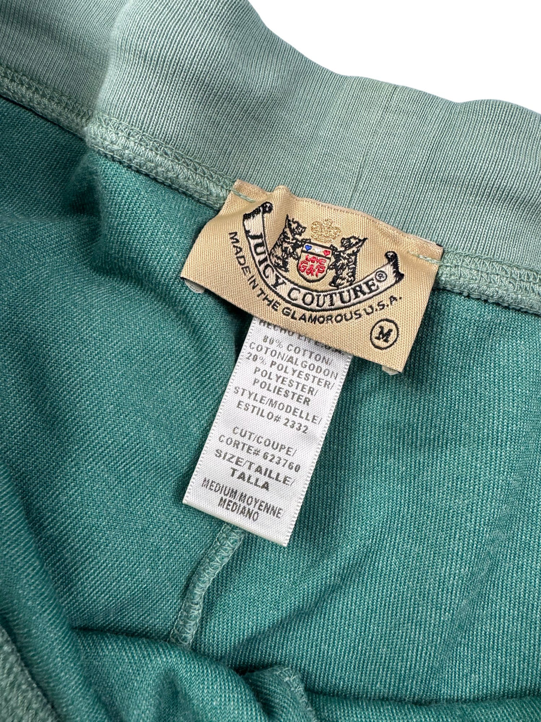 Juicy Couture Green Velour Tracksuit - W34