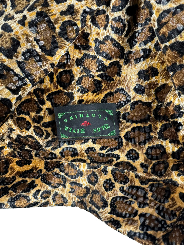 Animal Print Long Sleeve Jacket - M