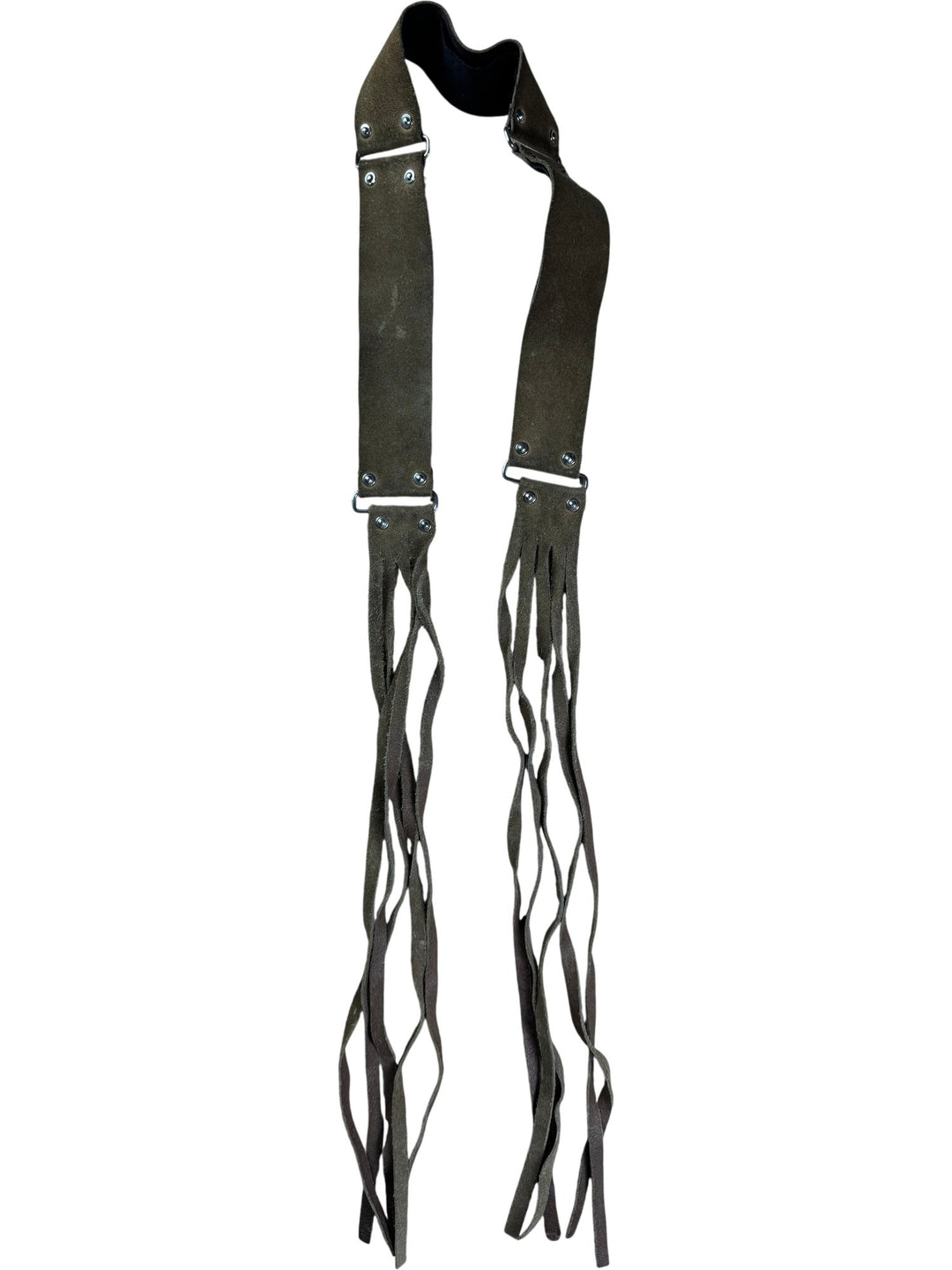 Suede Fringe Belt - One Size