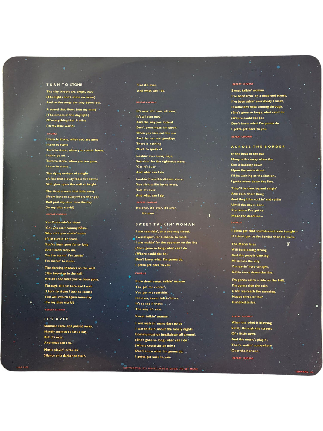 ELO Out Of The Blue LP - Good