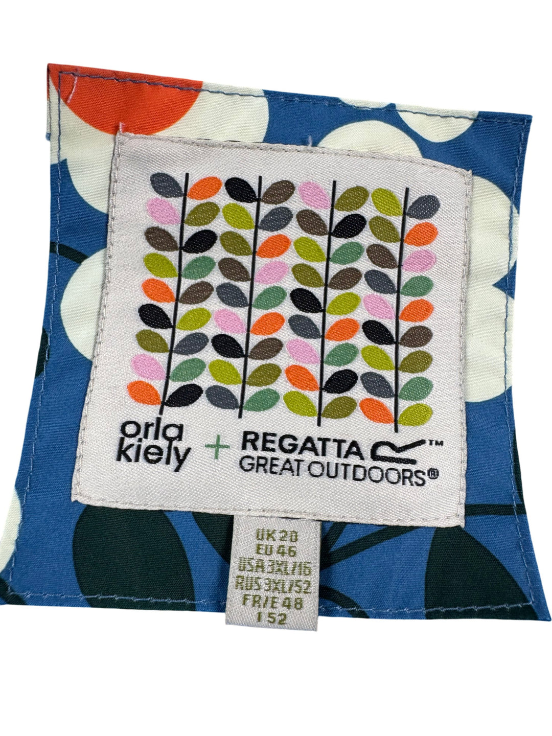 Orla Kiely Regatta Floral Hooded Raincoat - XL