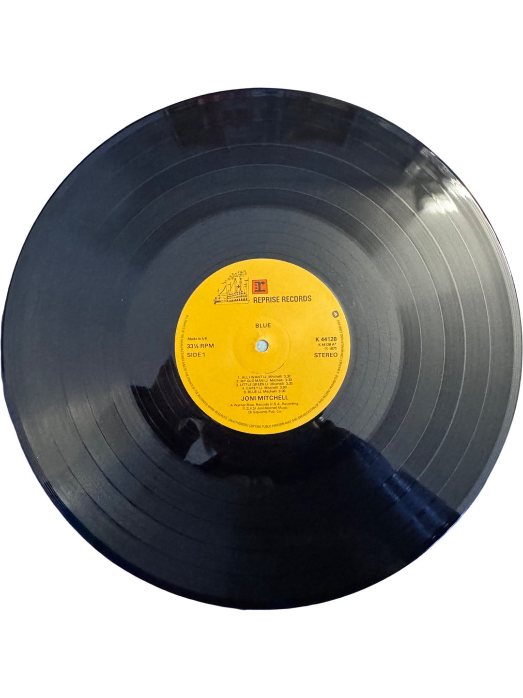 Joni Mitchell Blue Vinyl Record - Very Good