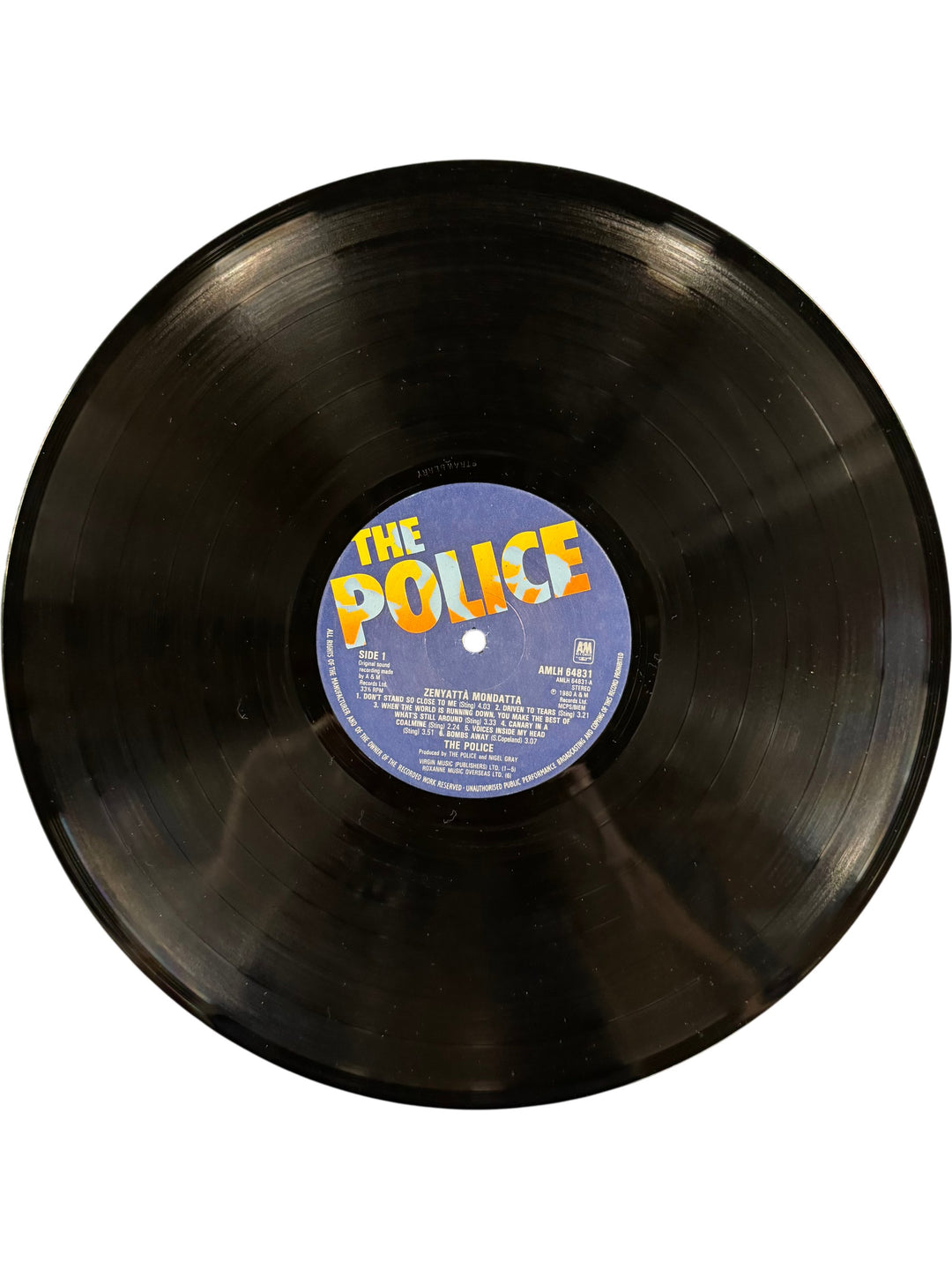 The Police Zenyatta Mondatta Vinyl Record - Think Vintage