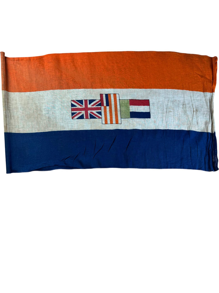 South African Flag with Union Jack Emblem