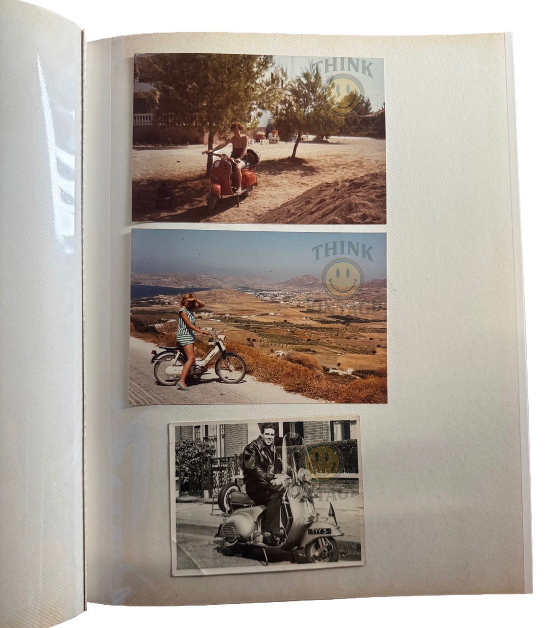 Collection of Vintage Scootering Photos & Cards