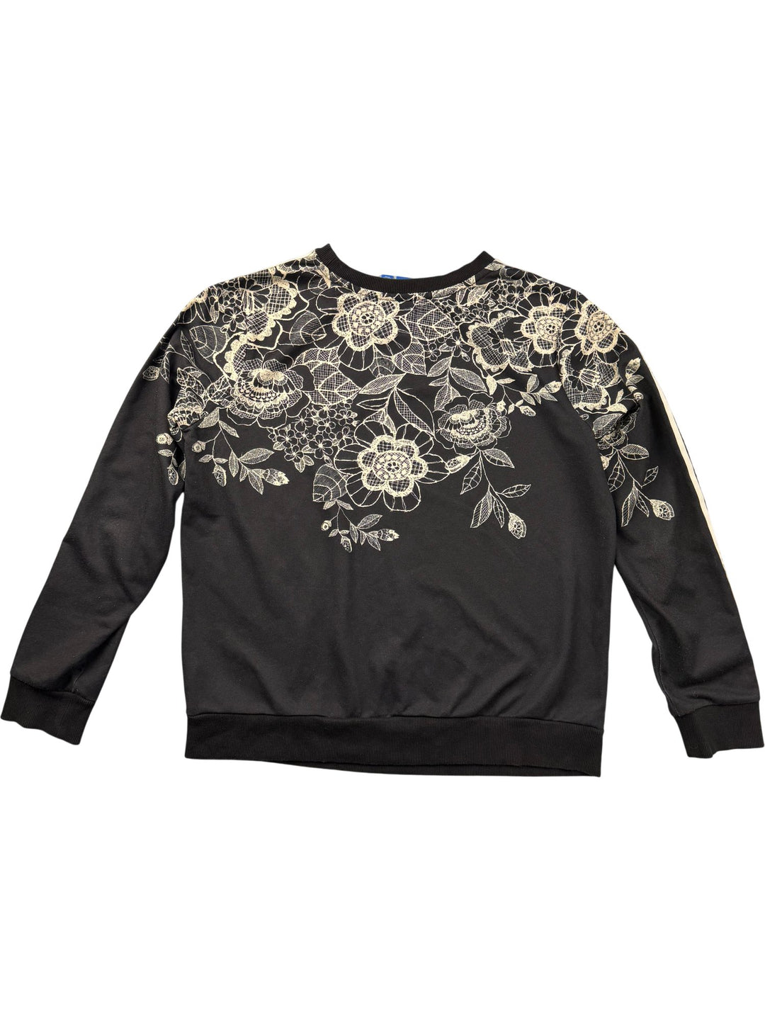 Adidas Floral Patterned Sweatshirt - M/L